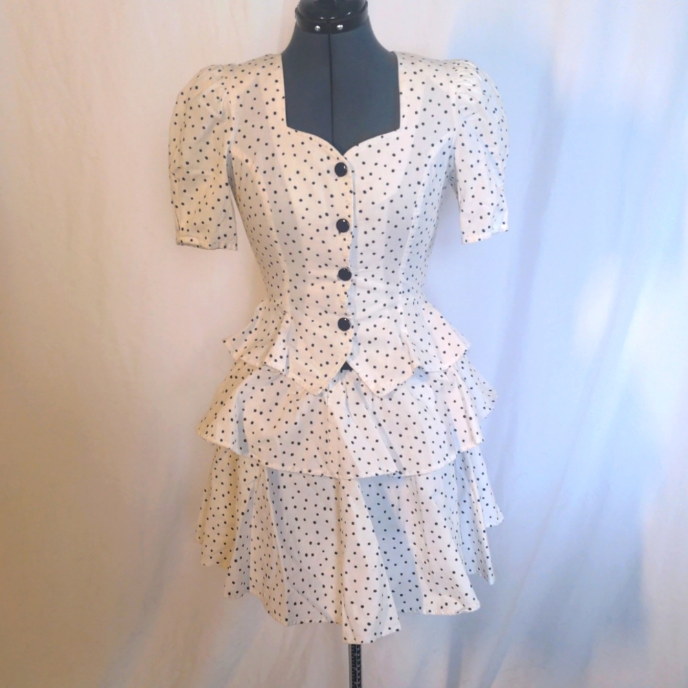 Polkadot Vintage Skirt and Top